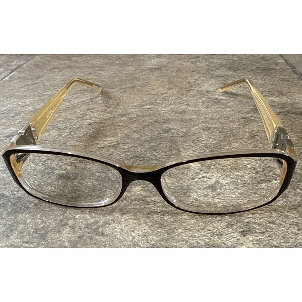 Eight To Eighty Eyeglasses Frame ANN Brown Beige Full Rim Women's 53-17-135-33mm